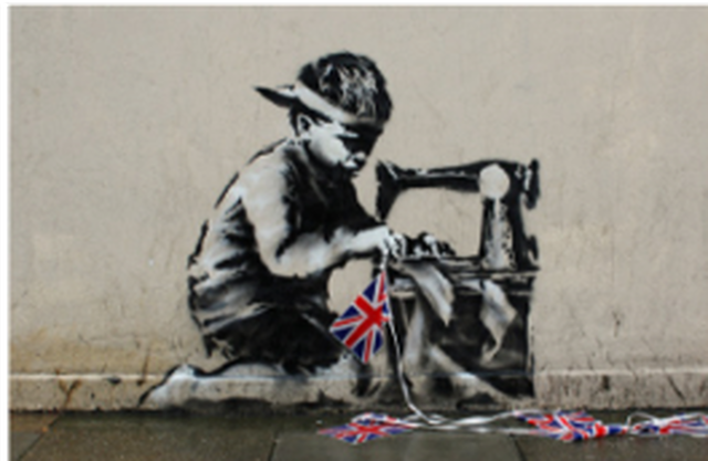 BANKSY Hommage Art バンクシー 【 天才か反逆者か 】 壁画 キャンバス 